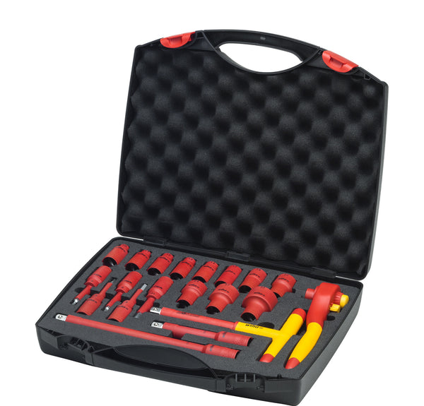 Wiha Insulated 1/2in Ratchet Wrench Set, 21 Piece (inc. Case) – – Now available at MTN Shop UK.