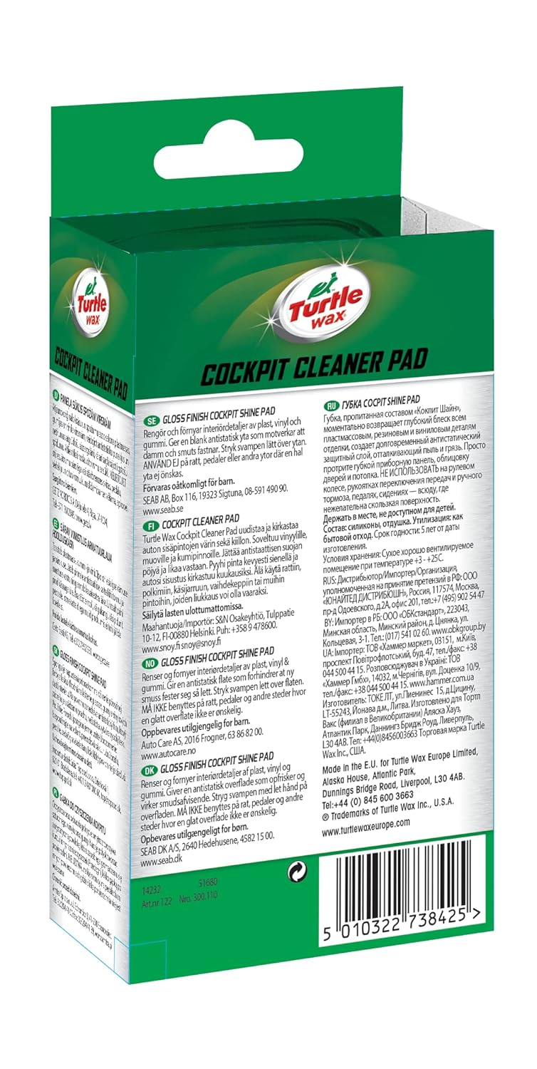 Turtle Wax Cockpit Cleaner Pad – – Now available at MTN Shop UK. - imagen 2