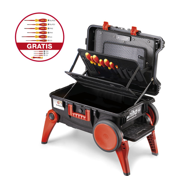 Wiha XXL III Electrician Tool Case + Free Screwdriver Set – – Now available at MTN Shop UK.