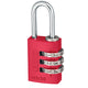 ABUS Mechanical  145/20 20mm Aluminium Combination Padlock Red 46569