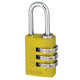 ABUS Mechanical  145/20 20mm Aluminium Combination Padlock Yellow 46572