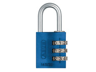 ABUS Mechanical  145/30 30mm Aluminium Combination Padlock Blue 46577