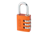 ABUS Mechanical  145/20 20mm Aluminium Combination Padlock Random Colour 46626