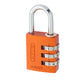 ABUS Mechanical  145/20 20mm Aluminium Combination Padlock Random Colour 46626