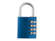 ABUS Mechanical  145/40 40mm Aluminium Combination Padlock Blue 49523