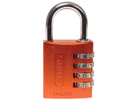 ABUS Mechanical  145/40 40mm Aluminium Combination Padlock Orange 49527