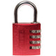 ABUS Mechanical  145/40 40mm Aluminium Combination Padlock Red 48829