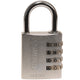 ABUS Mechanical  145/40 40mm Aluminium Combination Padlock Silver 49543