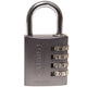 ABUS Mechanical  145/40 40mm Aluminium Combination Padlock Titanium 49551