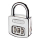 ABUS Mechanical  160/40 40mm Steel Case Die-Cast Body Combination Padlock (3-Digit) Carded
