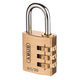 ABUS Mechanical  165/30 30mm Solid Brass Body Combination Padlock (3-Digit) Carded