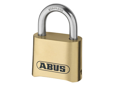 ABUS Mechanical  180IB/50 50mm Brass Body Combination Padlock (4-Digit) Carded