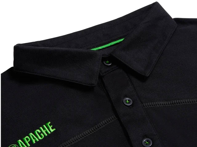Apache Langley Black Performance Polo Shirt - XXL (47/49in) – – Now available at MTN Shop UK. - imagen 5