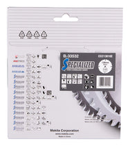 Makita - Makita B-33532 Specialized for Cordless Saws Blade 136 x 20mm x 16T - Makita 136mm saw blade for cordless saws. - imagen 4