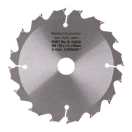 Makita - Makita B-33532 Specialized for Cordless Saws Blade 136 x 20mm x 16T - Makita circular saw blade, 136mm, 20 tooth design. - imagen 2