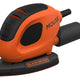 BLACK + DECKER 55W Mouse Sander + 6 Sanding Sheets