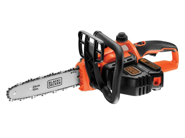 BLACK + DECKER GKC1825L20 Cordless Chainsaw 25cm Bar 18V 1 x 2.0Ah Li-ion – – Now available at MTN Shop UK.