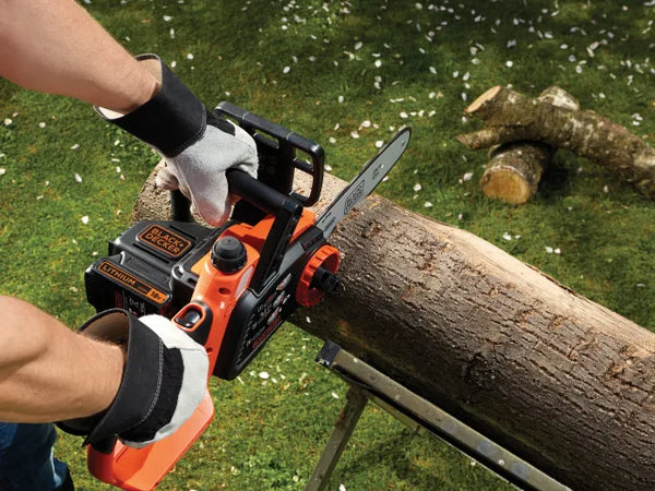 BLACK + DECKER GKC1825L20 Cordless Chainsaw 25cm Bar 18V 1 x 2.0Ah Li-ion – – Now available at MTN Shop UK.