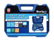 BlueSpot Tools 1/2in Hex & 12 Point Socket Set, 32 Piece – – Now available at MTN Shop UK.
