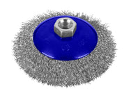 BlueSpot Tools Steel Bevel Wire Cup Brush 115mm M14 X 2 – – Now available at MTN Shop UK.