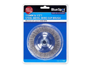 BlueSpot Tools Steel Bevel Wire Cup Brush 115mm M14 X 2 – – Now available at MTN Shop UK. - imagen 2