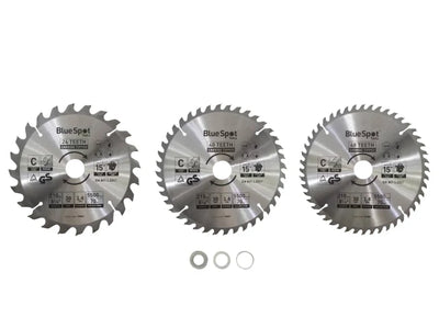 BlueSpot Tools 210mm Circular Saw Blade Set, 3 Piece – – Now available at MTN Shop UK.