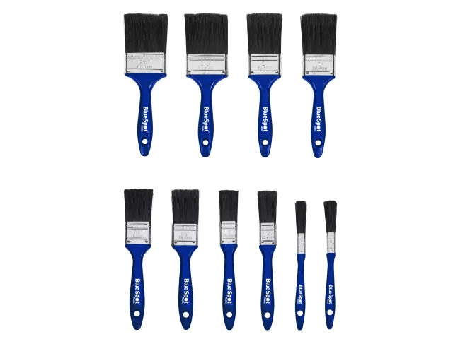 BlueSpot Tools Synthetic Workshop Paint Brush Set, 10 Piece – – Now available at MTN Shop UK.