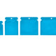 BlueSpot Tools Flexible Filling Blade Set, 4 Piece