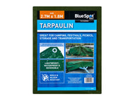 BlueSpot Tools Green Tarpaulin 2.7 x 1.8m – – Now available at MTN Shop UK.