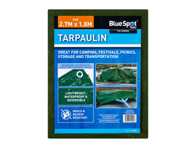 BlueSpot Tools Green Tarpaulin 2.7 x 1.8m – – Now available at MTN Shop UK.