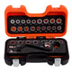Bahco S Type Ratchet Ring Wrench & Adaptor Set, 29 Piece