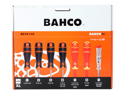 Bahco B219.110 BAHCOFIT XL Screwdriver Set, 10 Piece – – Now available at MTN Shop UK.