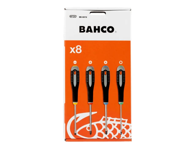 Bahco BE-9872 ERGO™ Screwdriver Set, 8 Piece – – Now available at MTN Shop UK. - imagen 3