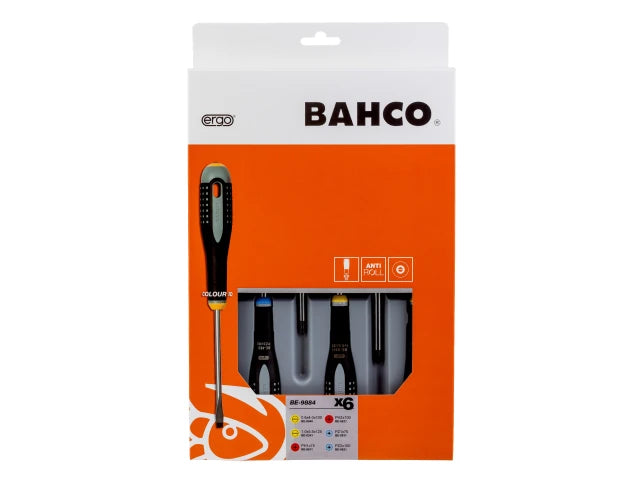 Bahco BE-9884 ERGO™ Screwdriver Set, 6 Piece – – Now available at MTN Shop UK. - imagen 2