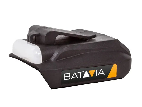 Batavia Battery USB Charging Adapter & Flashlight 18V – – Now available at MTN Shop UK.