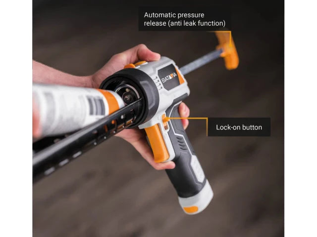Batavia MAXXPUSH Caulking Gun with LED Light 6V (AA Batteries) – – Now available at MTN Shop UK. - imagen 5
