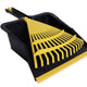 Bulldozer Heavy-duty Dustpan and Large Hand Rake Set