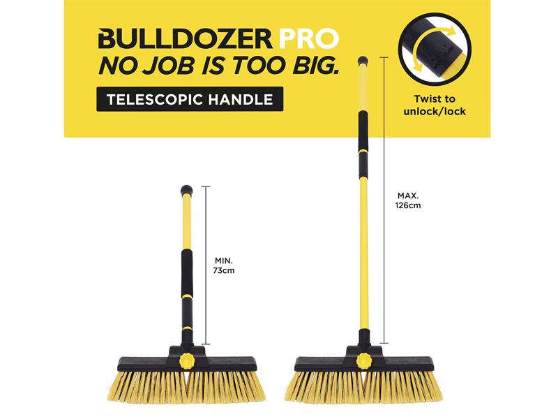 Bulldozer Telescopic Heavy-duty Broom 355mm (14in) - imagen 5