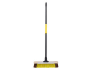 Bulldozer Heavy-duty Utility Broom with Metal Scraper 380mm (15in)