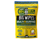 Big Wipes Multi-Surface Bio Pro+ Antiviral Wipes (Refill Pouch 80 Wipes) – – Now available at MTN Shop UK.