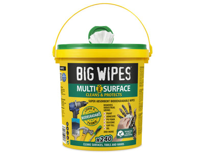 Big Wipes Multi-Surface Bio Pro+ Antiviral XL Wipes (Tub 240) – – Now available at MTN Shop UK.