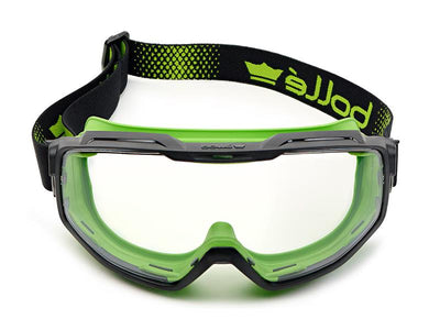 Bolle Safety Green Sealed Universal Goggles - Platinum Clear