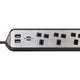 Brennenstuhl estilo Corner Extension Lead 240V 3-Gang 13A Black 2m