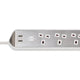 Brennenstuhl estilo Corner Extension Lead 240V 3-Gang 13A White 2m