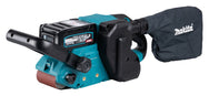 Makita - Makita BS001GZ01 XGT® 40Vmax BL Sander 40V Bare Unit - Makita cordless belt sander with dust bag, teal color. - imagen 13