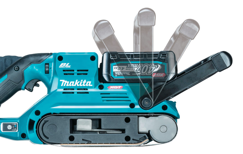 Makita - Makita BS001GZ01 XGT® 40Vmax BL Sander 40V Bare Unit - Makita cordless belt sander with adjustable handle feature. - imagen 7
