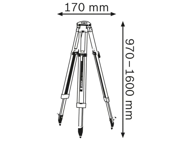 Bosch BT 160 Professional Tripod – – Now available at MTN Shop UK. - imagen 2