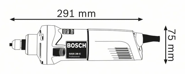Bosch GGS 28 C Professional Straight Grinder 650W 240V – – Now available at MTN Shop UK. - imagen 3