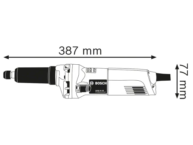 Bosch GGS 8 CE Professional Straight Grinder 750W 110V – – Now available at MTN Shop UK. - imagen 2
