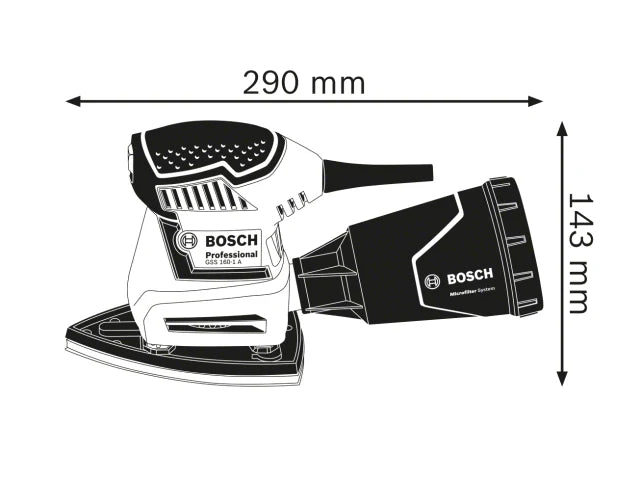 Bosch GSS 160 Multi Professional Orbital Sander 180W 240V – – Now available at MTN Shop UK. - imagen 3